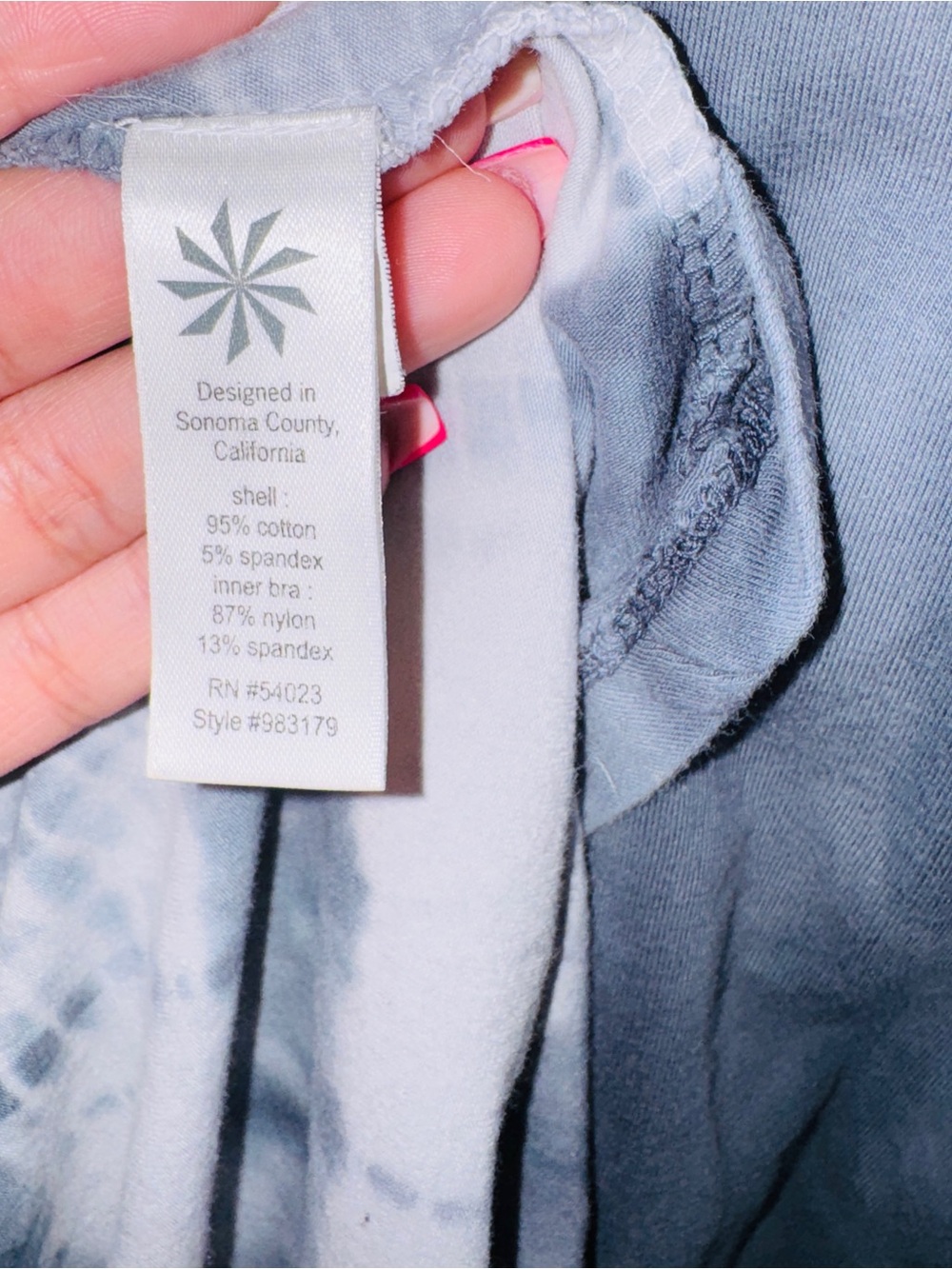 Athleta Women's High Low Gray Tie-Dye Maxi Jersey Dress - Picture 6 of 8